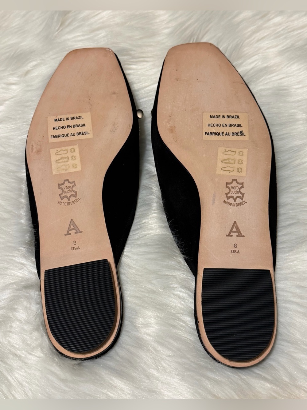 Anthropologie Guilhermina Ballet Black Slingback Flats with Crystal Bow - Picture 9 of 9